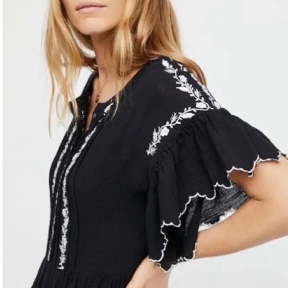 Free People Santiago Embroidered Dress - Picture 2 of 9